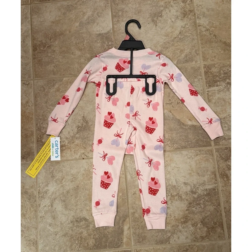 Carter's Child of Mine Toddler Size 2T Valentine's Pajama 2-Piece Set NWT